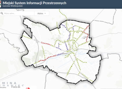 nowa mapa rowerowa gorzów